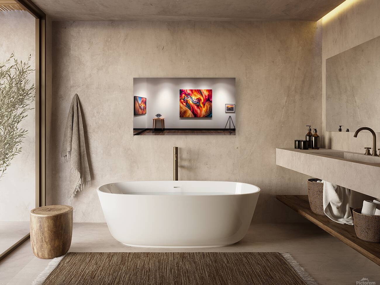 Vibrant Gallery Showcase Reproduction