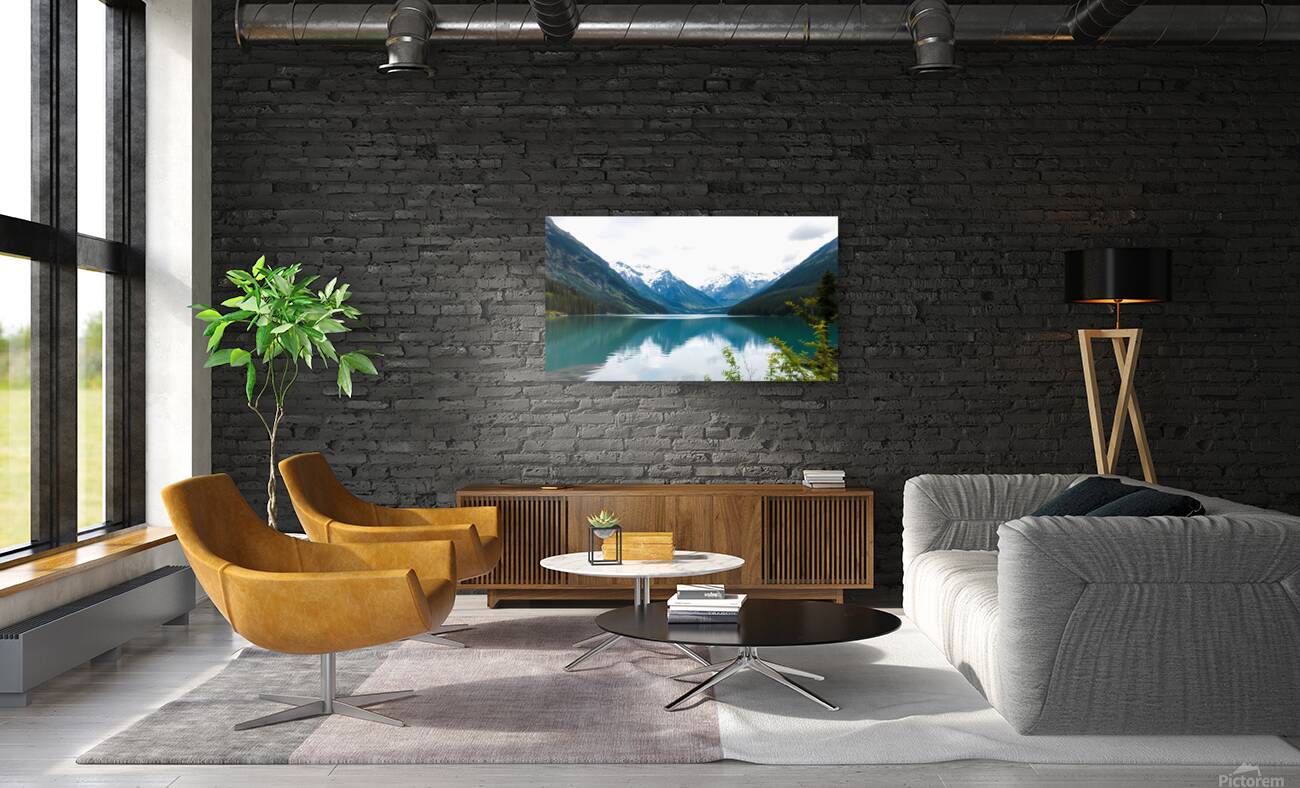 Serene Alpine Reflection Reproduction