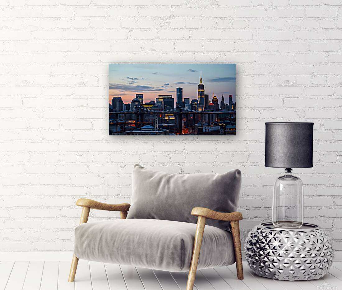 Twilight Over Manhattan Reproduction