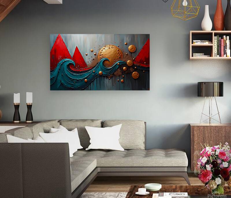 Electrified Geometric Abstraction Reproduction