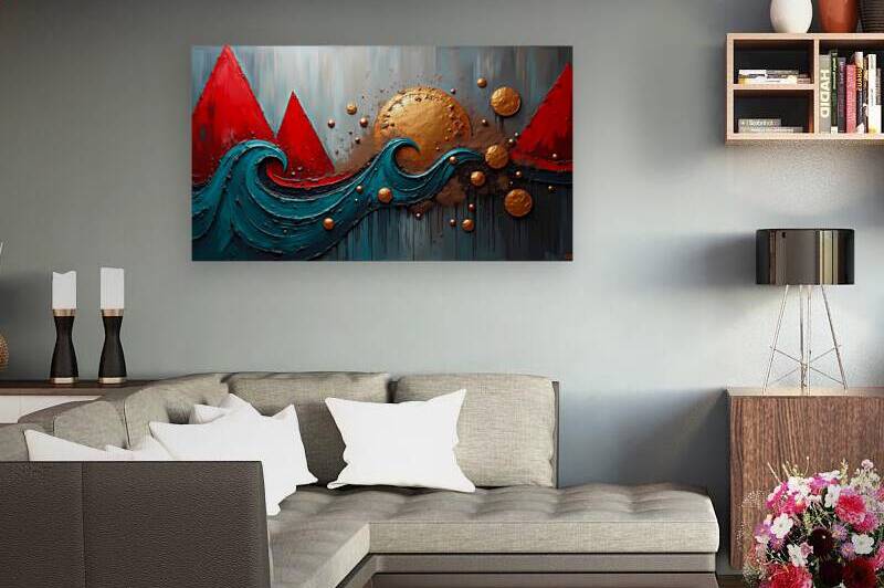Electrified Geometric Abstraction by Dosup