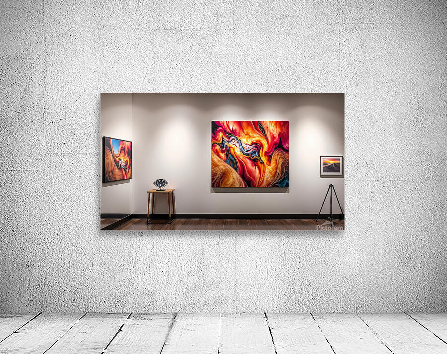 Vibrant Gallery Showcase Wall Preview