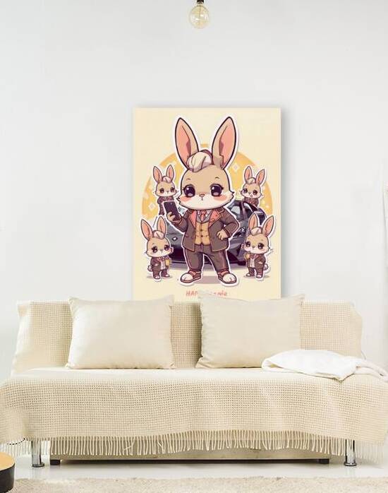 Luxury Bunny Boss with Classy Friends and Fancy Car by El moustapha