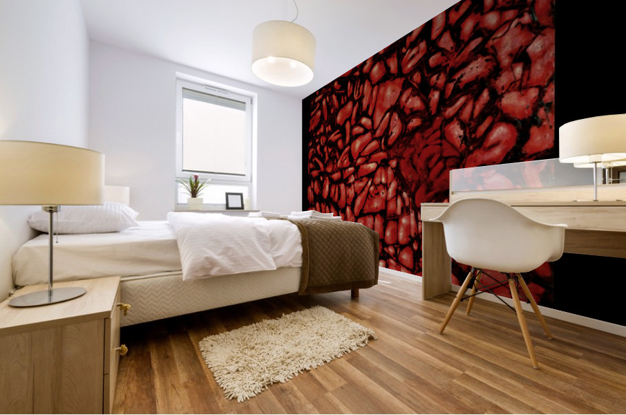Biomorphic abstraction Mural print
