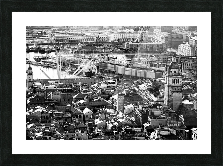 Genoa cityscape Picture Frame print