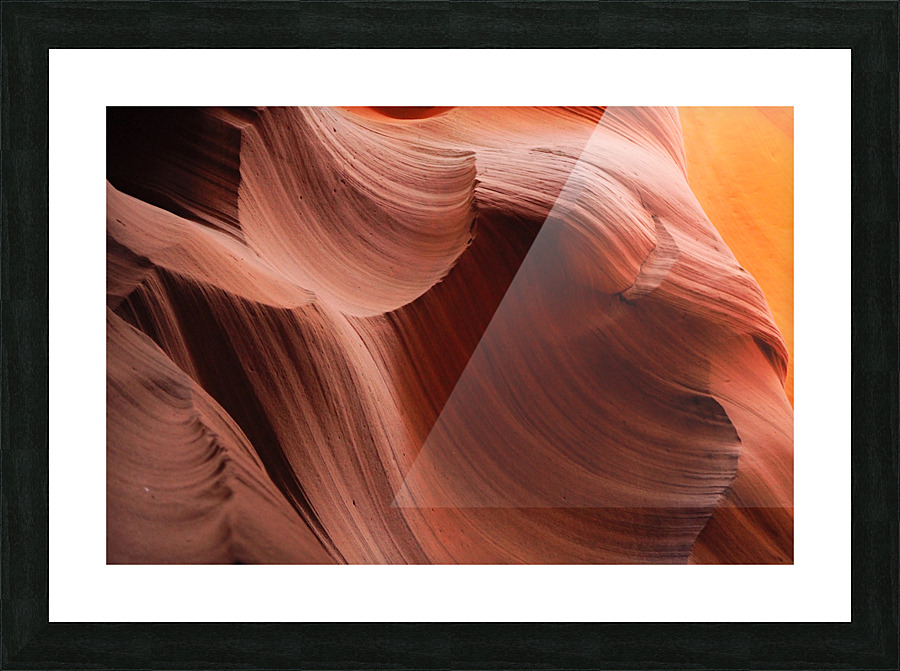 Orange Canyon Picture Frame print