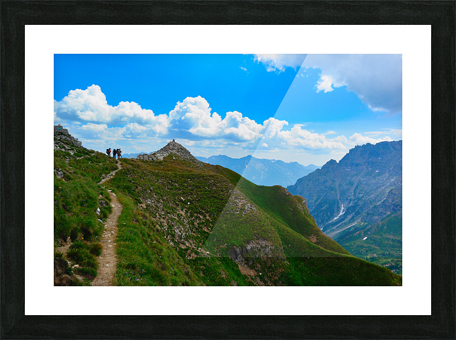 Trekking Picture Frame print