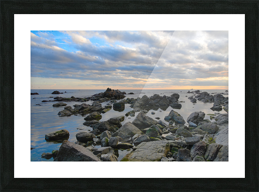 Genoa seascape Picture Frame print
