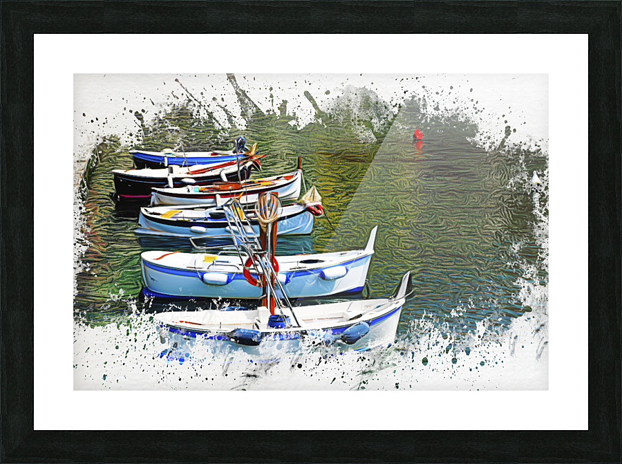 Boats Picture Frame print