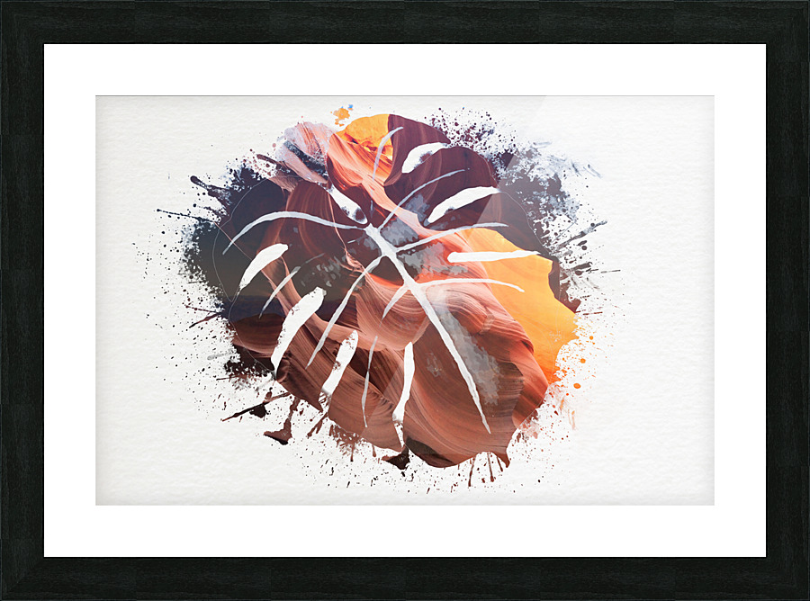 Leaf Picture Frame print