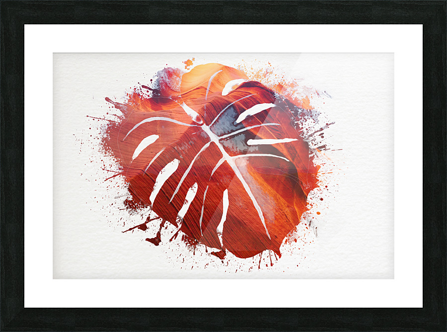 leaf Picture Frame print