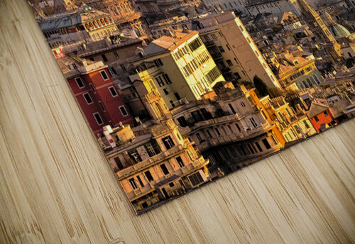 Genoa cityscape at sunset Giulio Bardelli puzzle
