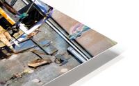 Old fishboat HD Metal print