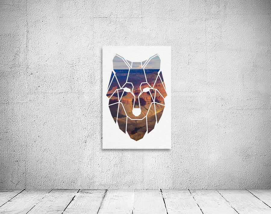 Grand Canyon wolf Wall Preview