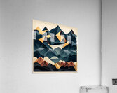 Mountain Geometry Acrylic Print