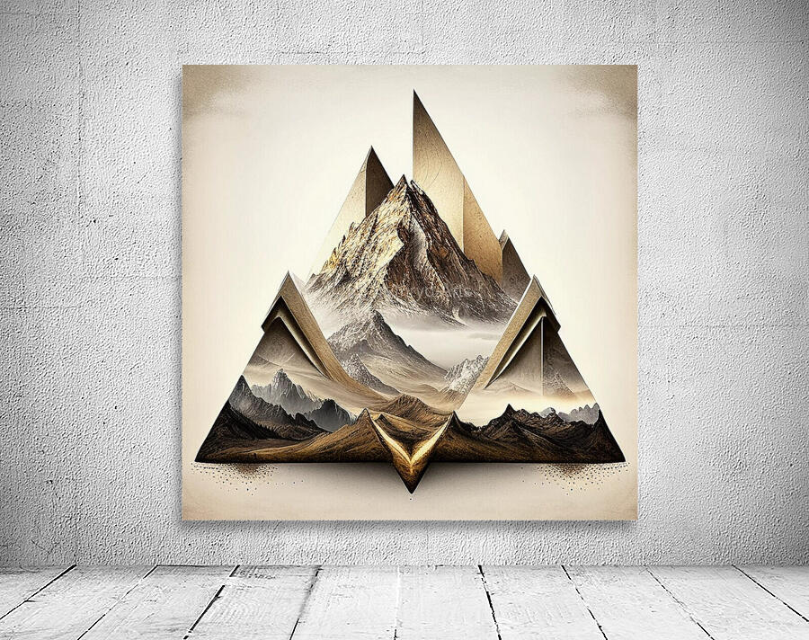 Triangular Peaks Wall Preview