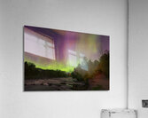 Sauble Falls Aurora Panorama Acrylic Print