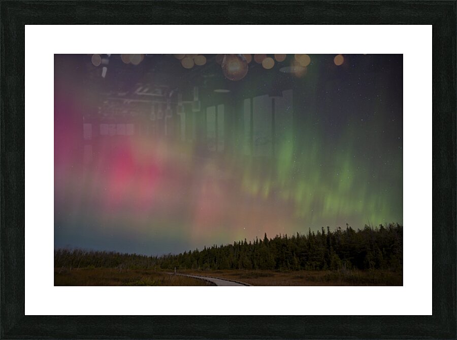 Oliphant Fen Aurora Picture Frame print