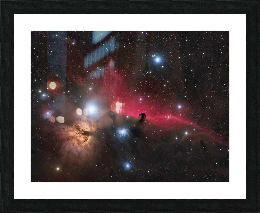 Horsehead & Flame Nebulae - IC 434 - NGC 2024  Picture Frame print