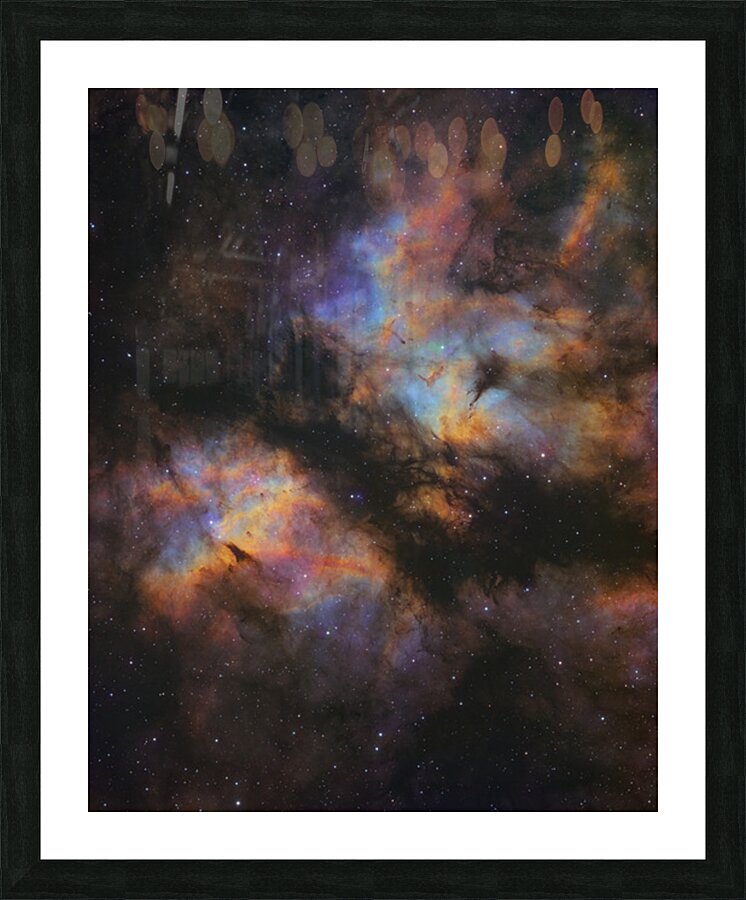 Butterfly Nebula - IC 1318 Picture Frame print