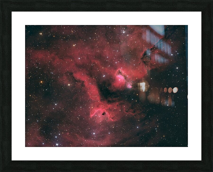 Soul Nebula - IC 1848 Picture Frame print