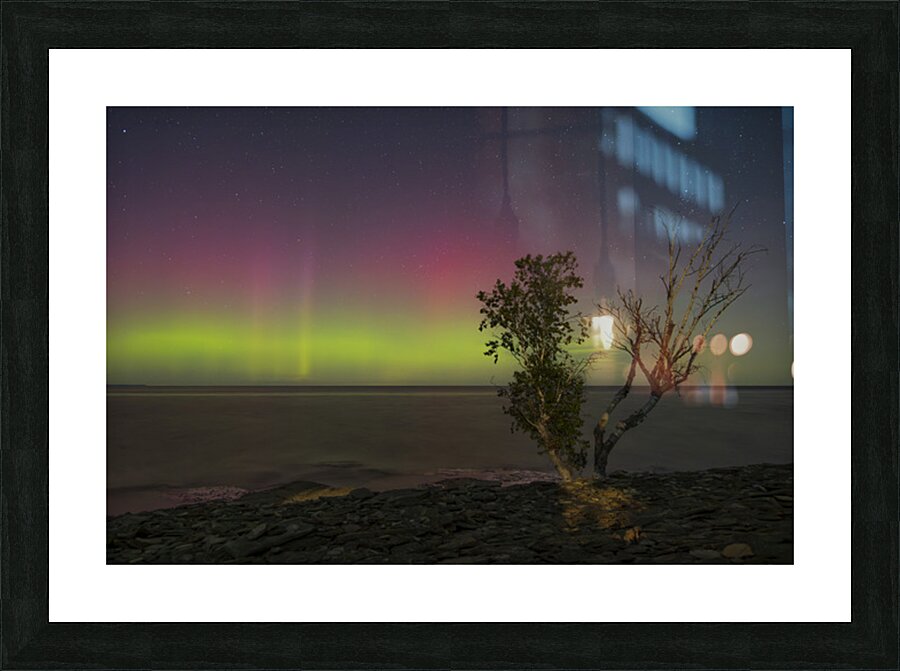 Rush Cove Aurora Picture Frame print