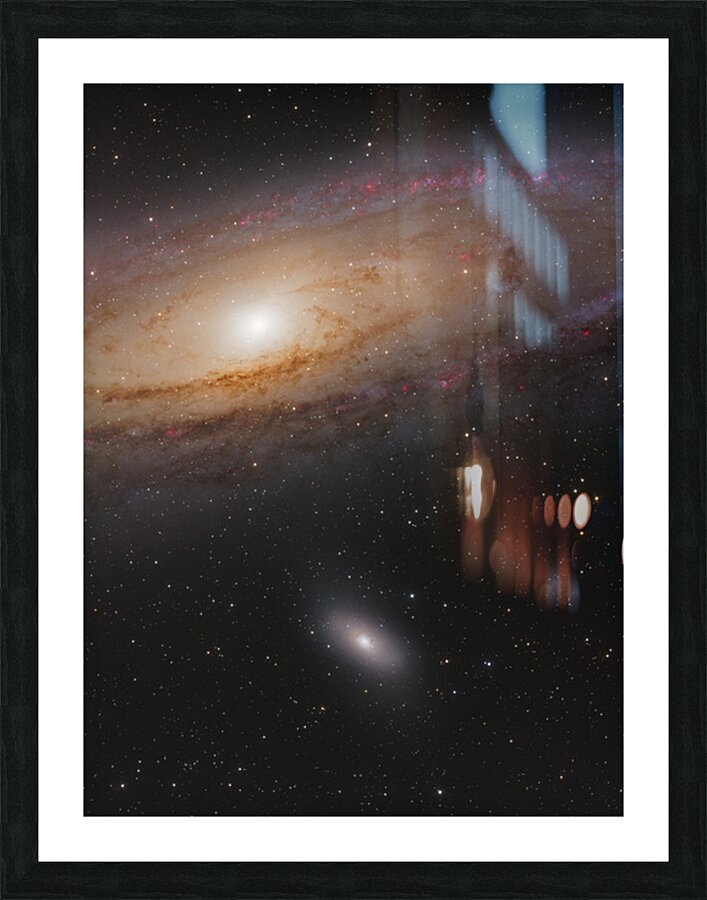 David and Goliath — M110 and the Andromeda Galaxy Picture Frame print