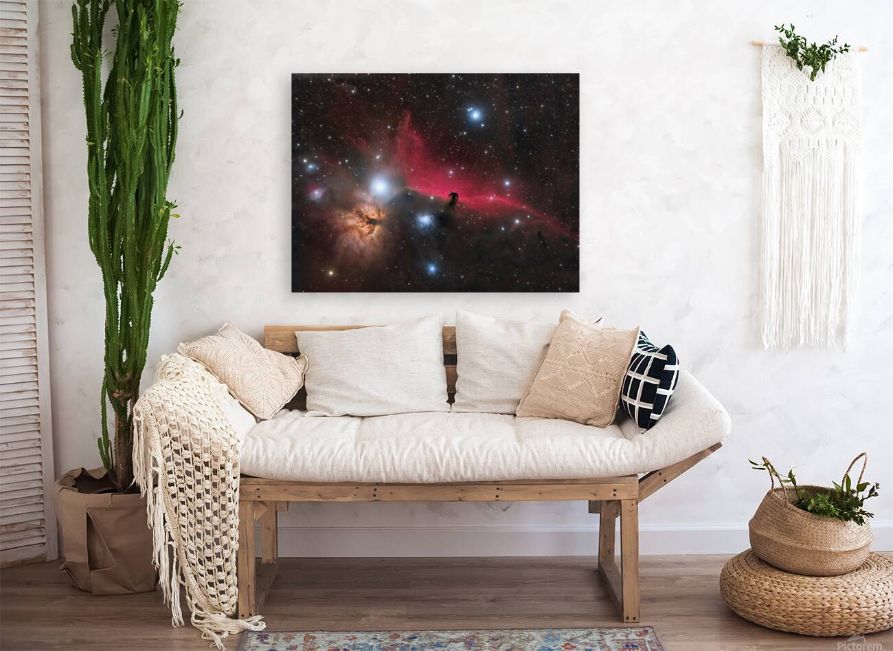 Horsehead & Flame Nebulae - IC 434 - NGC 2024  Reproduction