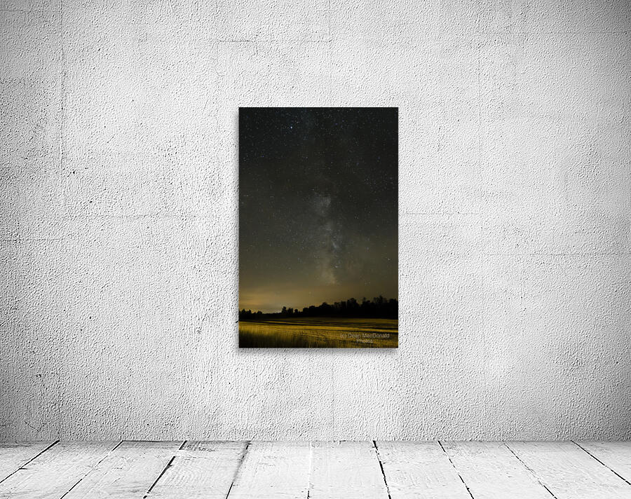 Milky Way Over Grey Road 18 Wall Preview