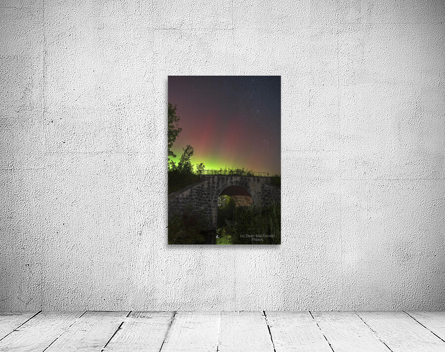 Rail Trail Bridge Aurora Wall Preview