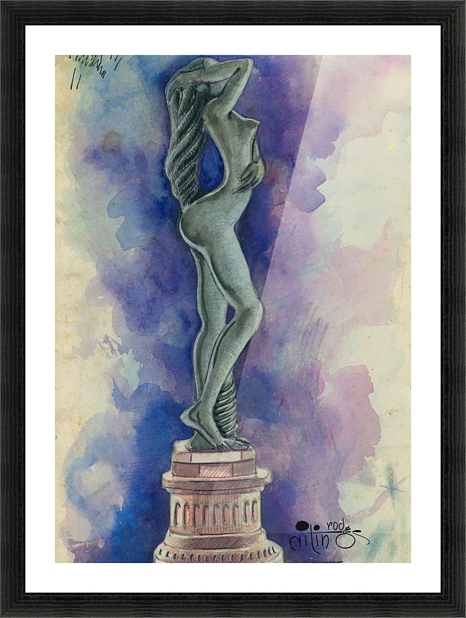Her Might Picture Frame print