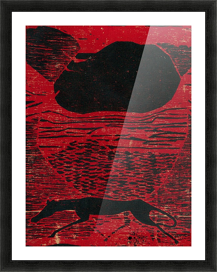 Run Away Picture Frame print