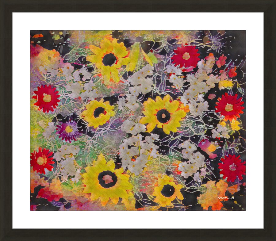 Flor Nebula Picture Frame Printing