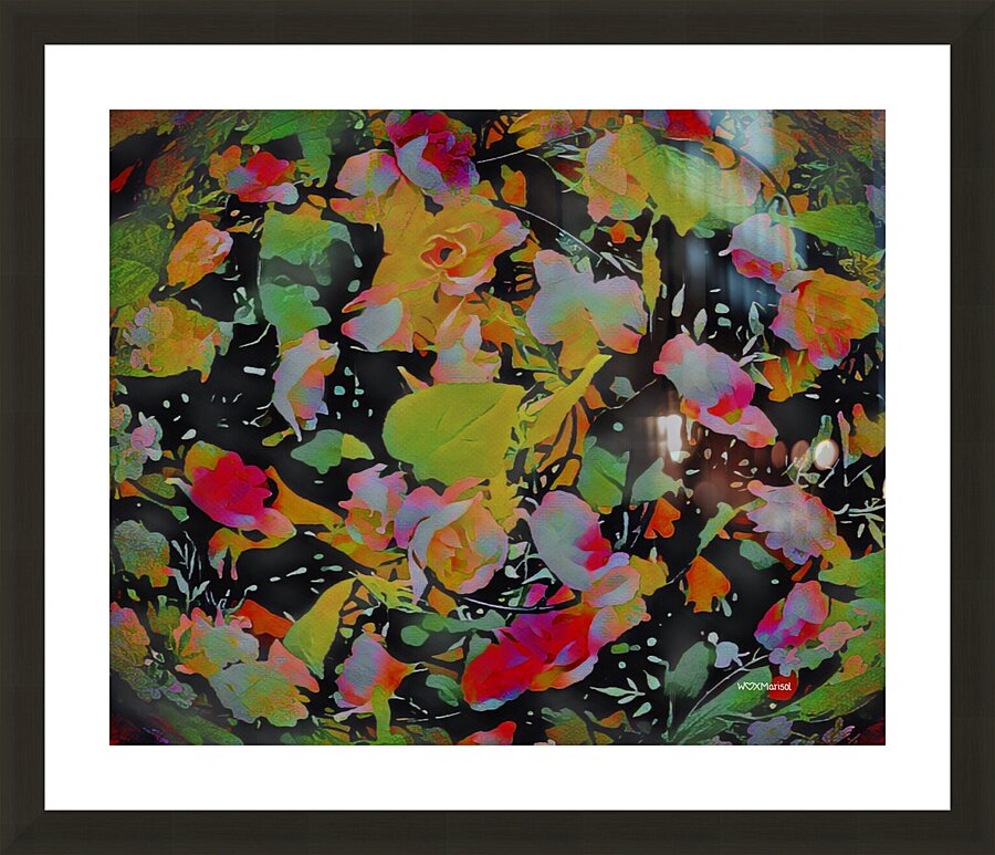Swirling Space Picture Frame Printing