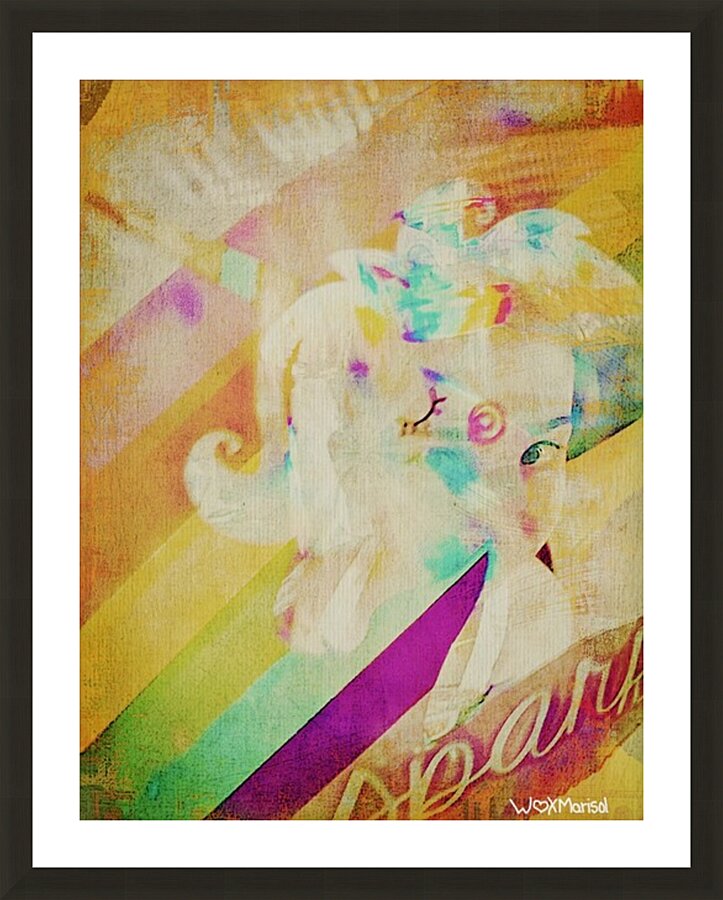Unicorn Fyre Sparkle Picture Frame Printing