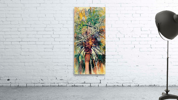 Sunset Palm Wall Preview