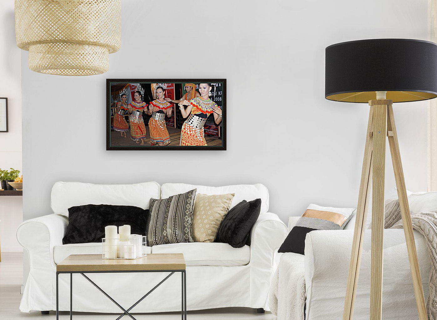 Iban Dancers Reproduction