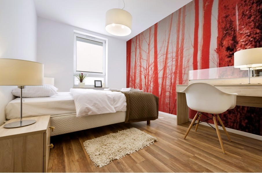 paint it red 4 Mural print