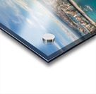 A Coruna city aerial perspective. Old historic center of the city.  Acrylic print