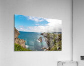 Spectacular natural landscape in north of Spain Asturias. Green coastline of Spain.  Acrylic Print