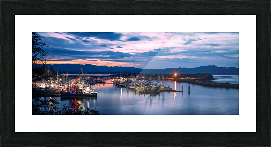 Harbor Sunrise Picture Frame print