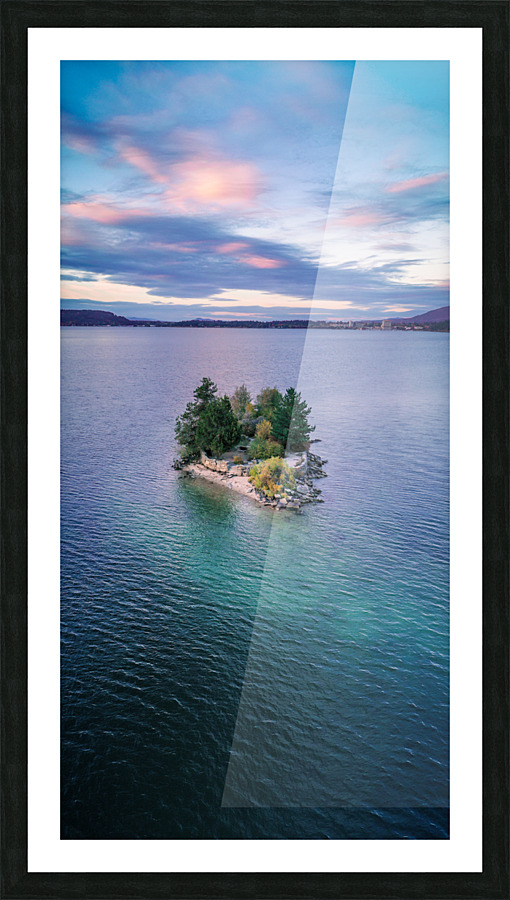 Kidd Island Picture Frame print