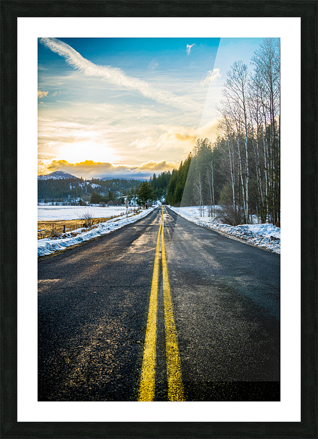 Old Highway 95 Picture Frame print