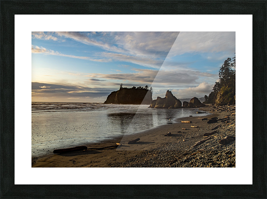 Seastacks Picture Frame print