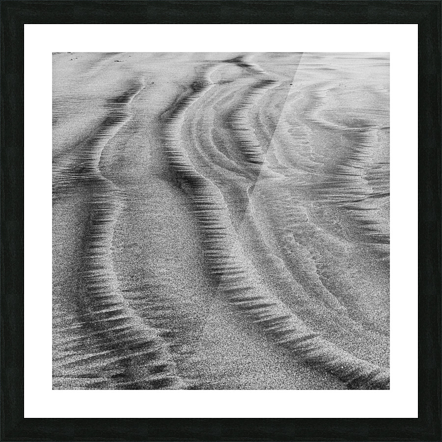 Sandy Waves Picture Frame print