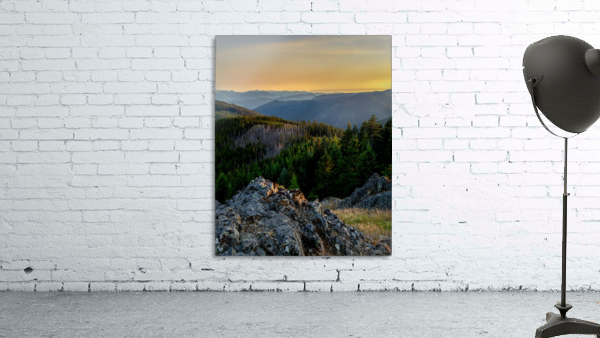 Mountain Layers Wall Preview