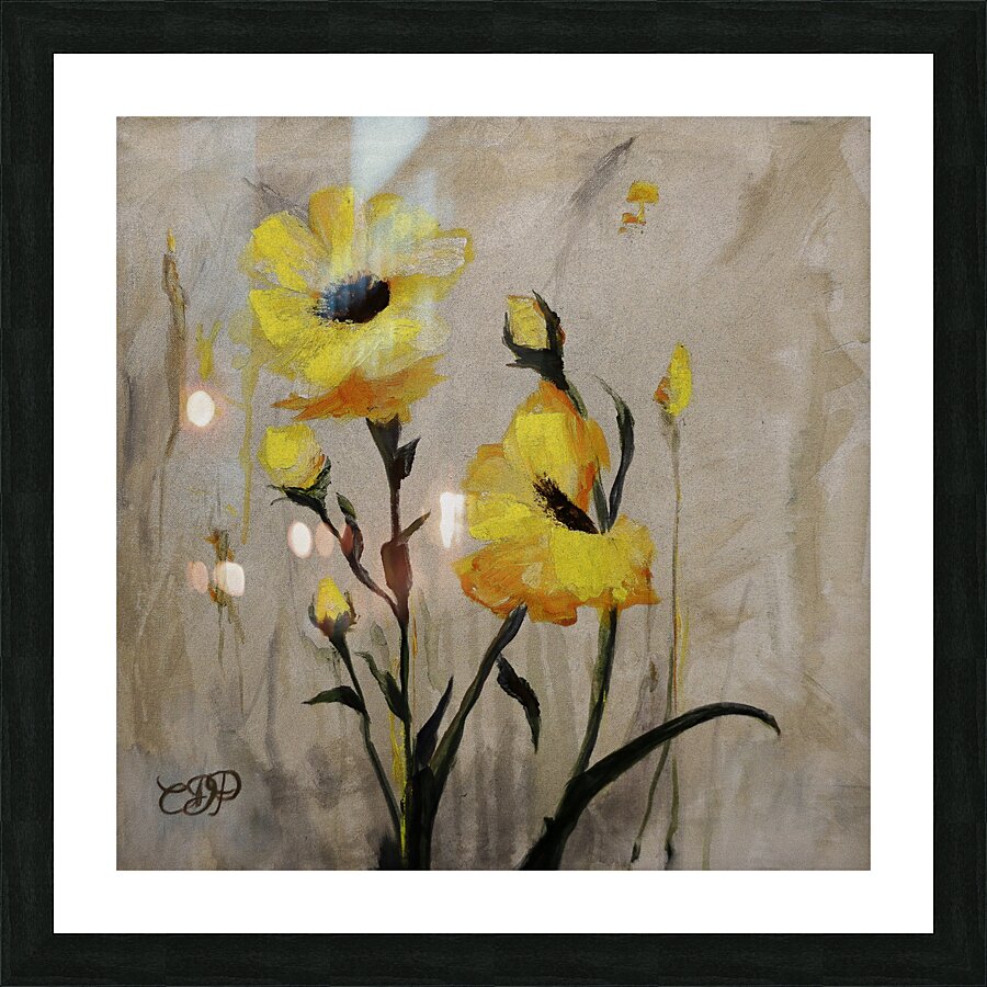 Yellow Picture Frame print