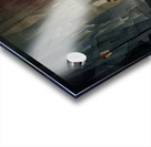 Crimson in the Rain Acrylic print