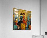 Red and Blue Acrylic Print