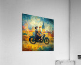The Blue Motorcycle Acrylic Print